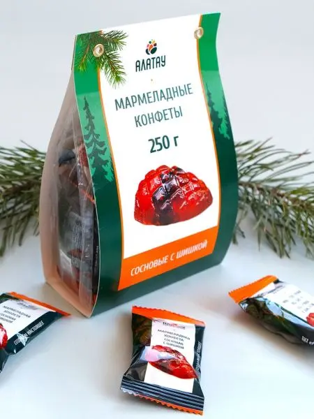Мармелад с сосновой шишкой, 250 гр Мармелад с сосновой шишкой, 250 гр