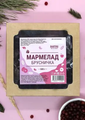 Мармелад ягодный Брусничный, 500 гр Мармелад ягодный Брусничный, 500 гр
