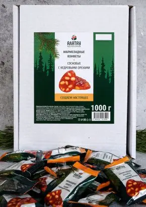 Мармелад сосновый с кедровыми орешками, 1 кг Мармелад сосновый с кедровыми орешками, 1 кг