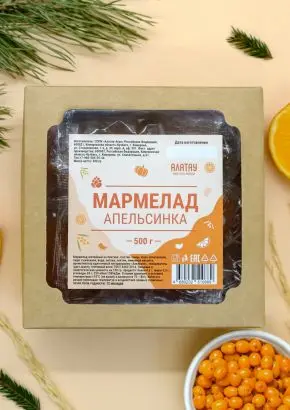 Мармелад фруктовый Апельсиновый, 500 гр Мармелад фруктовый Апельсиновый, 500 гр