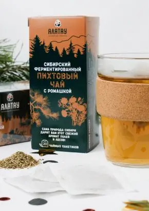 Чай пихтовый с ромашкой